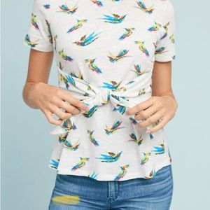 Anthro bird tee - worn once